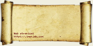 Maja Jakišić vizit kartica